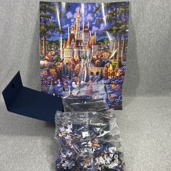 Disney Beauty And The Beast Finding Love Complete 500 Piece Jigsaw Puzzle NEW - Picture 7 of 13